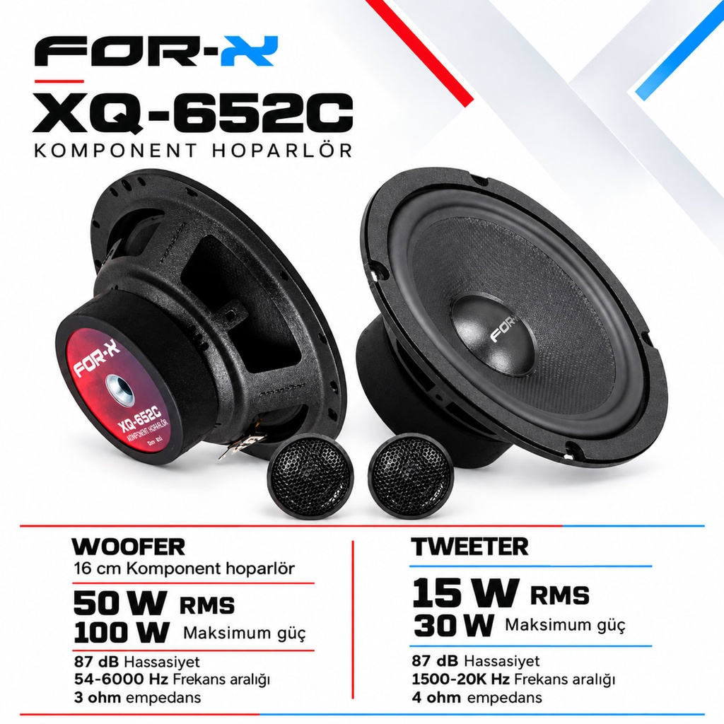 [ADS-000000857] FOR-X XQ-652C Komponent Hoparlör