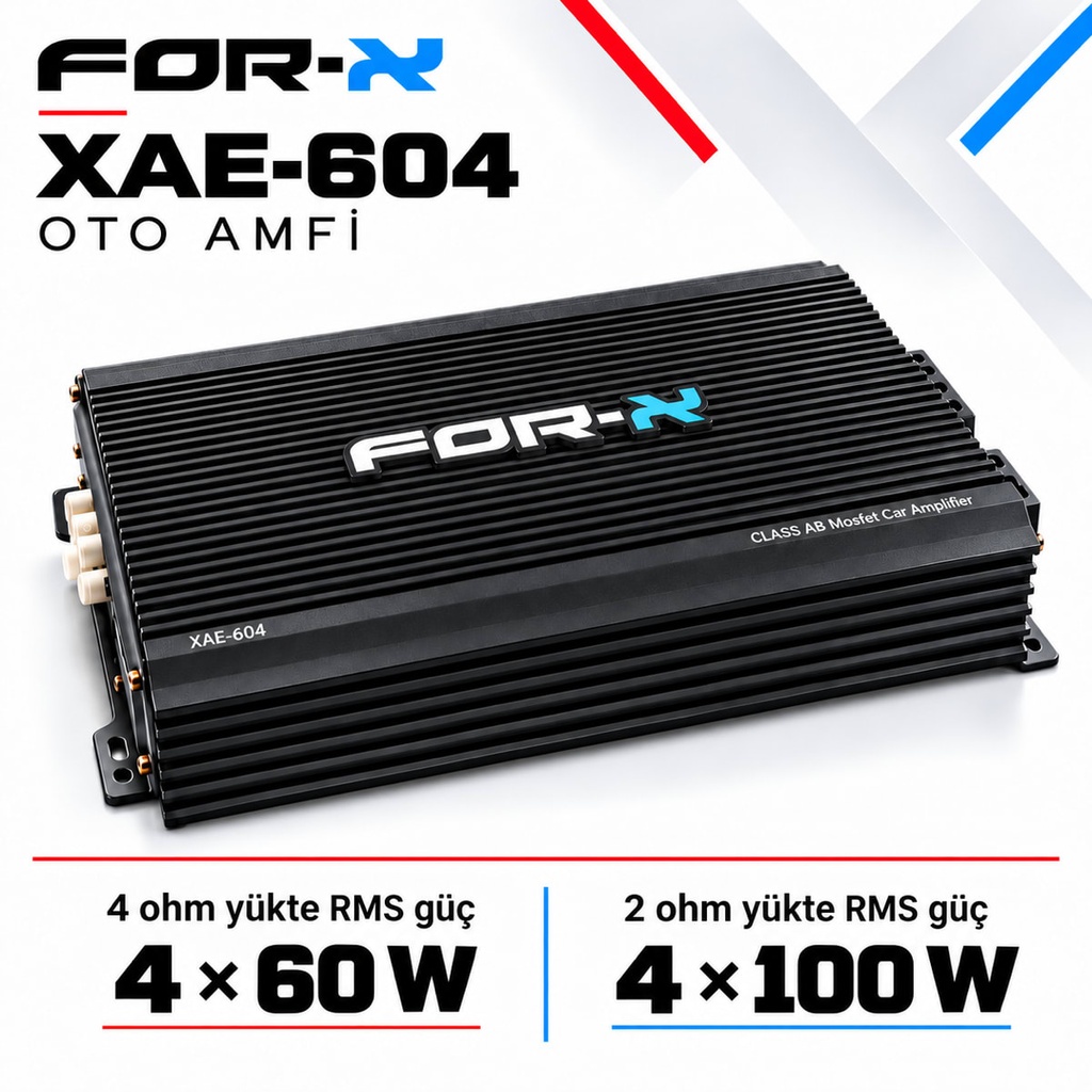 FOR-X XAE-604 Oto Amfi