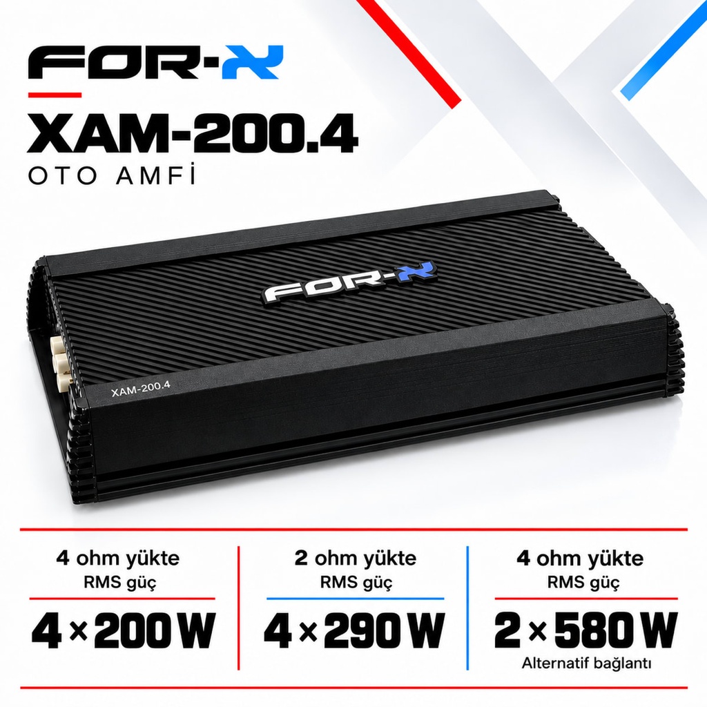 FOR-X XAM-200.4 Oto Amfi