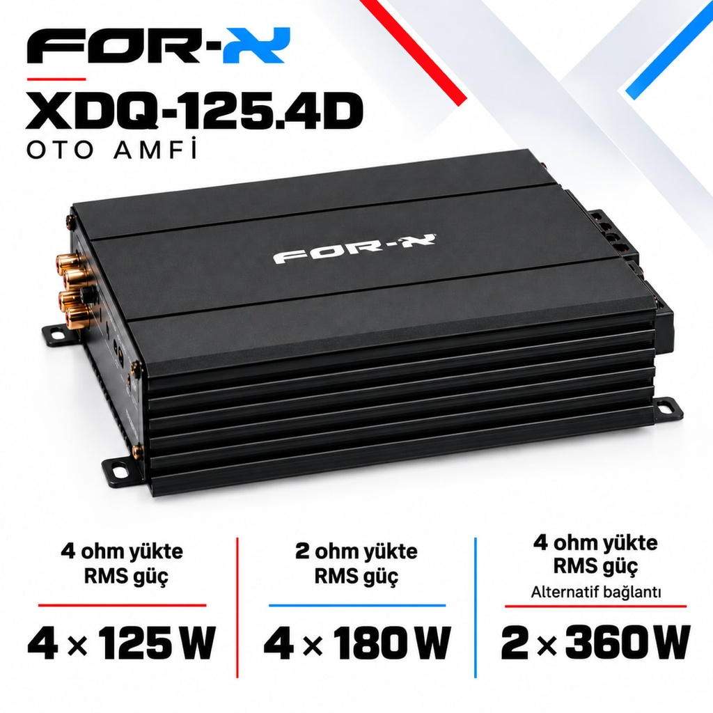 [LNV-FX-XDQ-125.4D] FOR-X XDQ-125.4D Oto Amfi