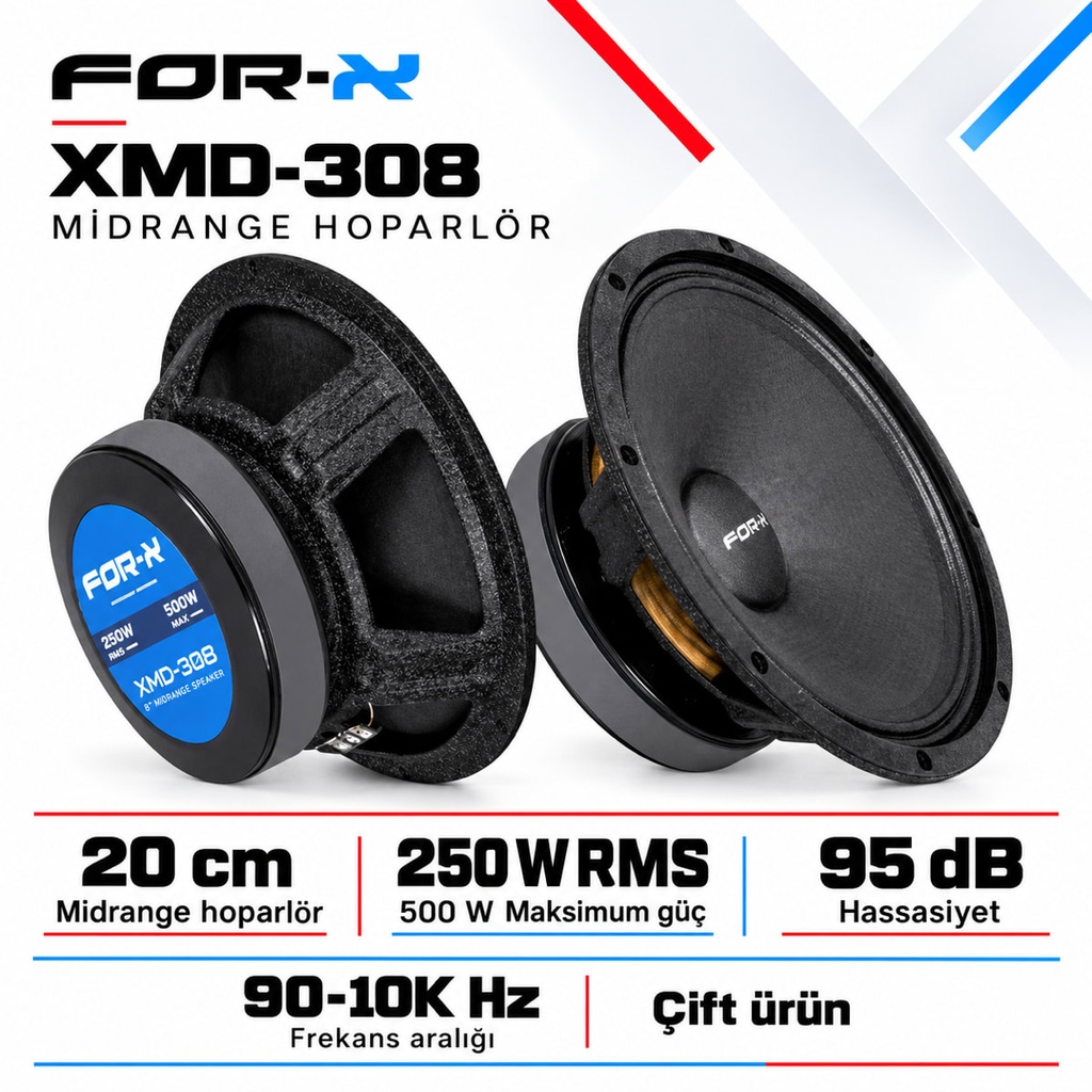 [LNV-FX-XMD-308] FOR-X XMD-308 Midrange Hoparlör