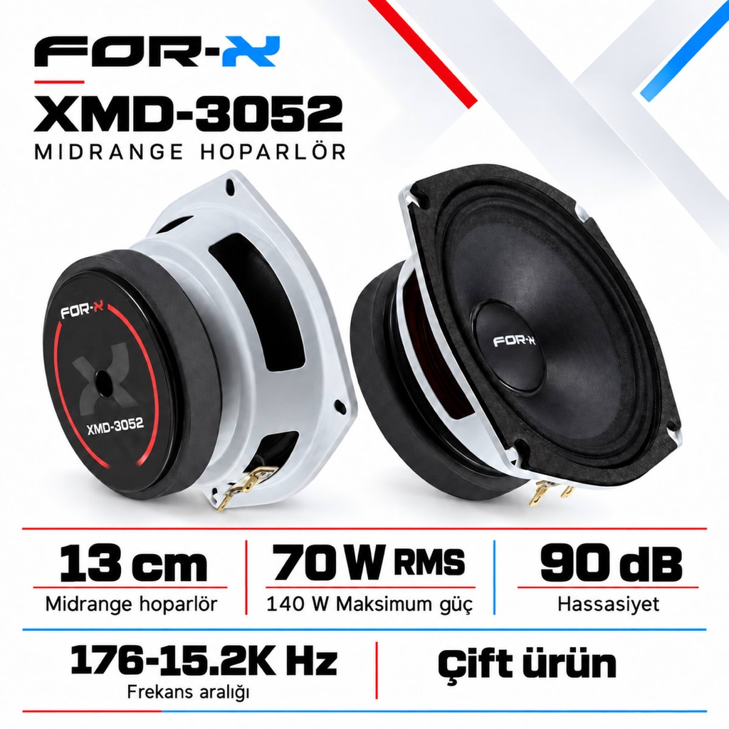 [LNV-FX-XMD-3052] FOR-X XMD-3052 Midrange Hoparlör