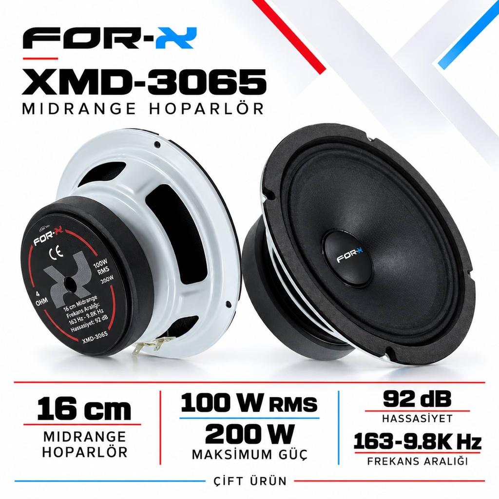 [LNV-FX-XMD-3065] FOR-X XMD-3065 Midrange Hoparlör