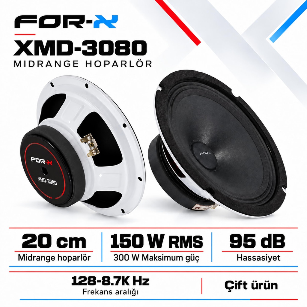 [LNV-FX-XMD-3080] FOR-X XMD-3080 Midrange Hoparlör