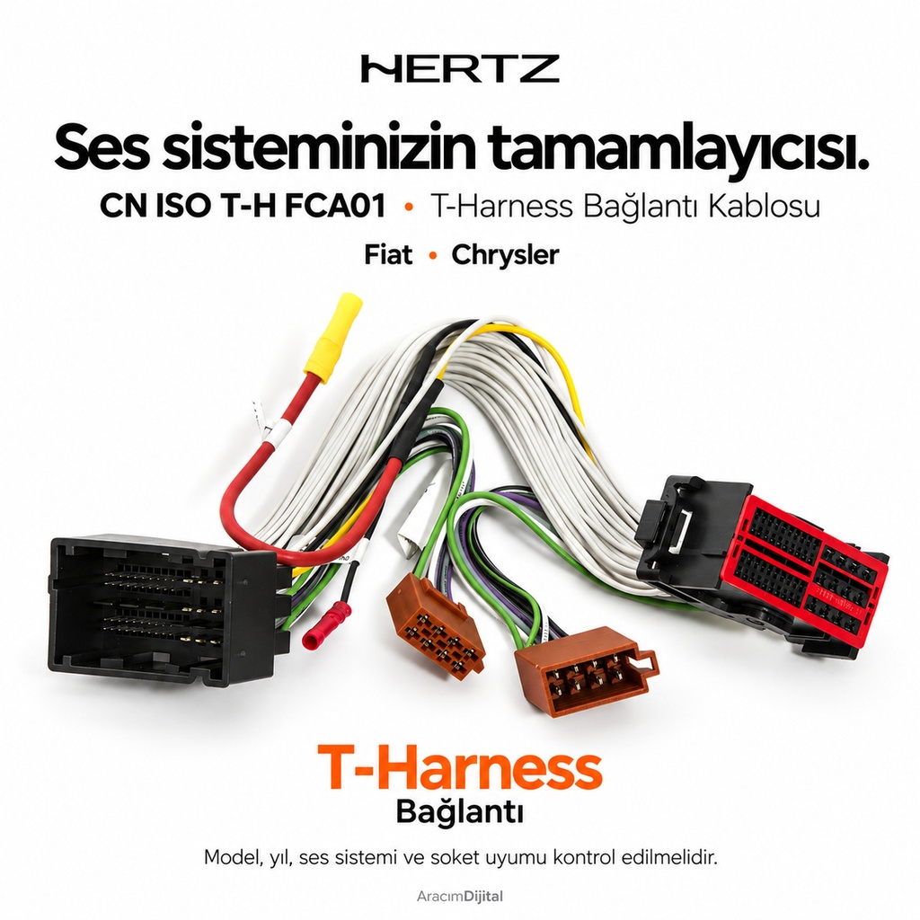 [LNV-HZ-CN-ISO-T-H-FCA01] Hertz CN ISO T-H FCA01 T-Harness Bağlantı Kablosu