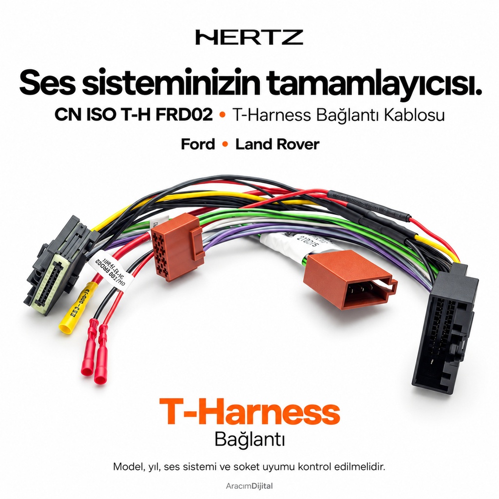 [LNV-HZ-CN-ISO-T-H-FRD02] Hertz CN ISO T-H FRD02 T-Harness Bağlantı Kablosu