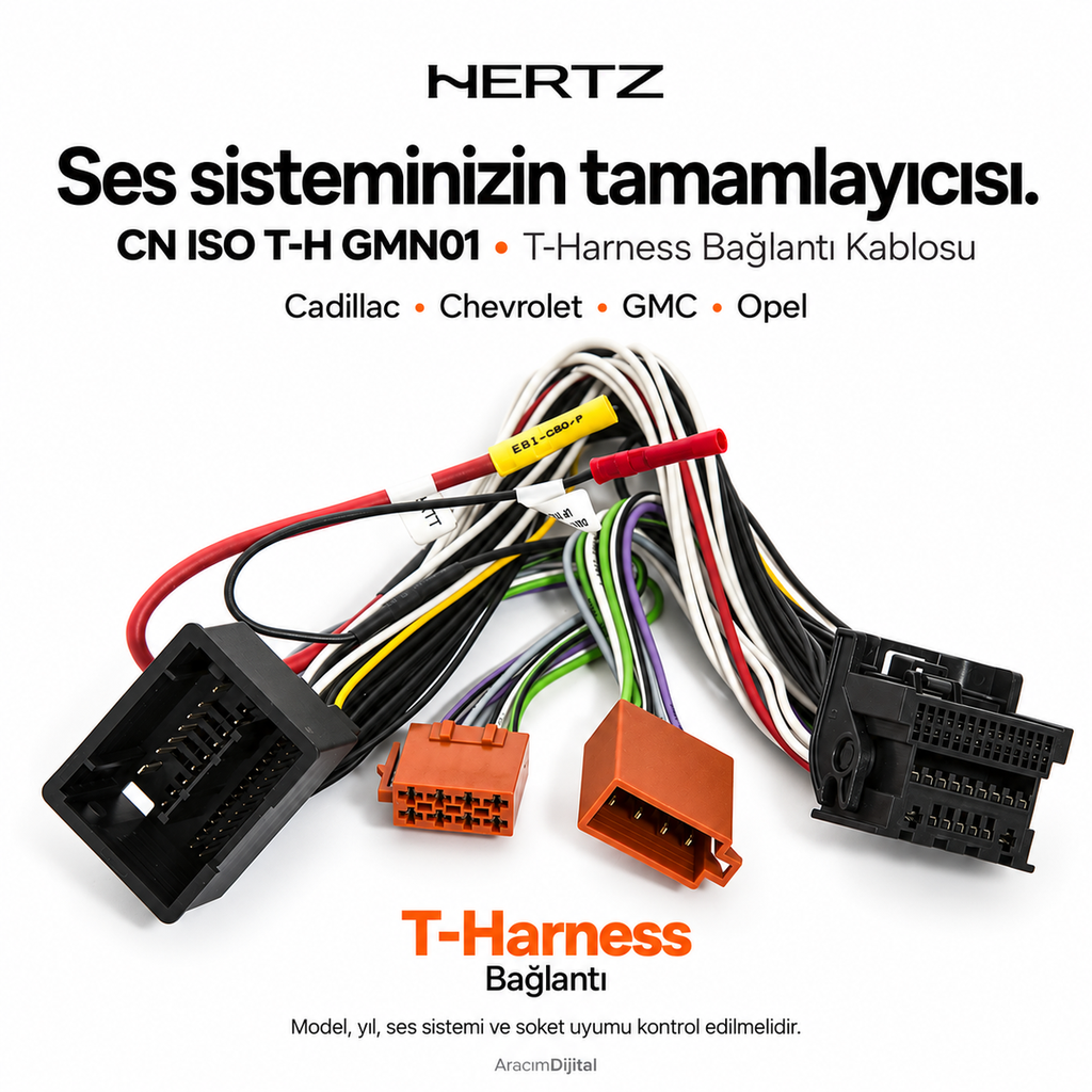 [LNV-HZ-CN-ISO-T-H-GMN01] Hertz CN ISO T-H GMN01 T-Harness Bağlantı Kablosu