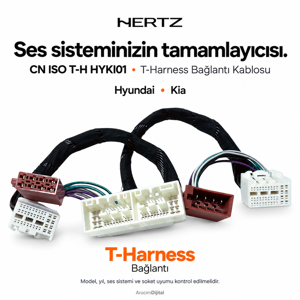 [LNV-HZ-CN-ISO-T-H-HYKI01] Hertz CN ISO T-H HYKI01 T-Harness Bağlantı Kablosu