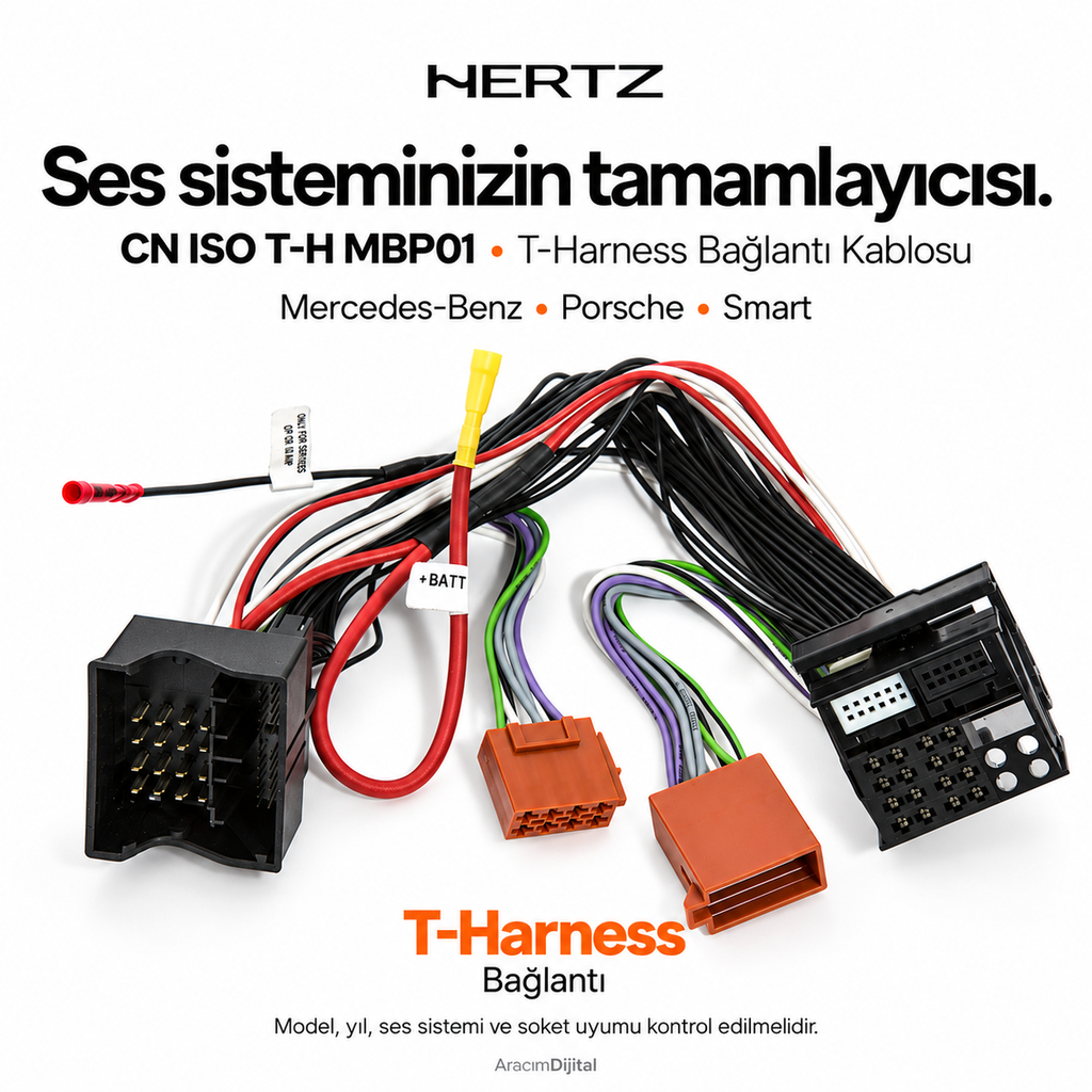 [LNV-HZ-CN-ISO-T-H-MBP01] Hertz CN ISO T-H MBP01 T-Harness Bağlantı Kablosu
