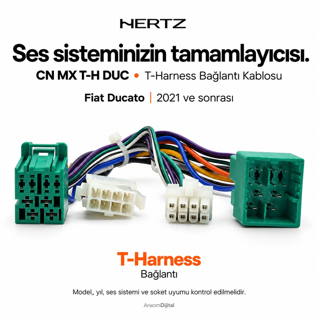 [LNV-HZ-CN-MX-T-H-DUC] Hertz CN MX T-H DUC T-Harness Bağlantı Kablosu