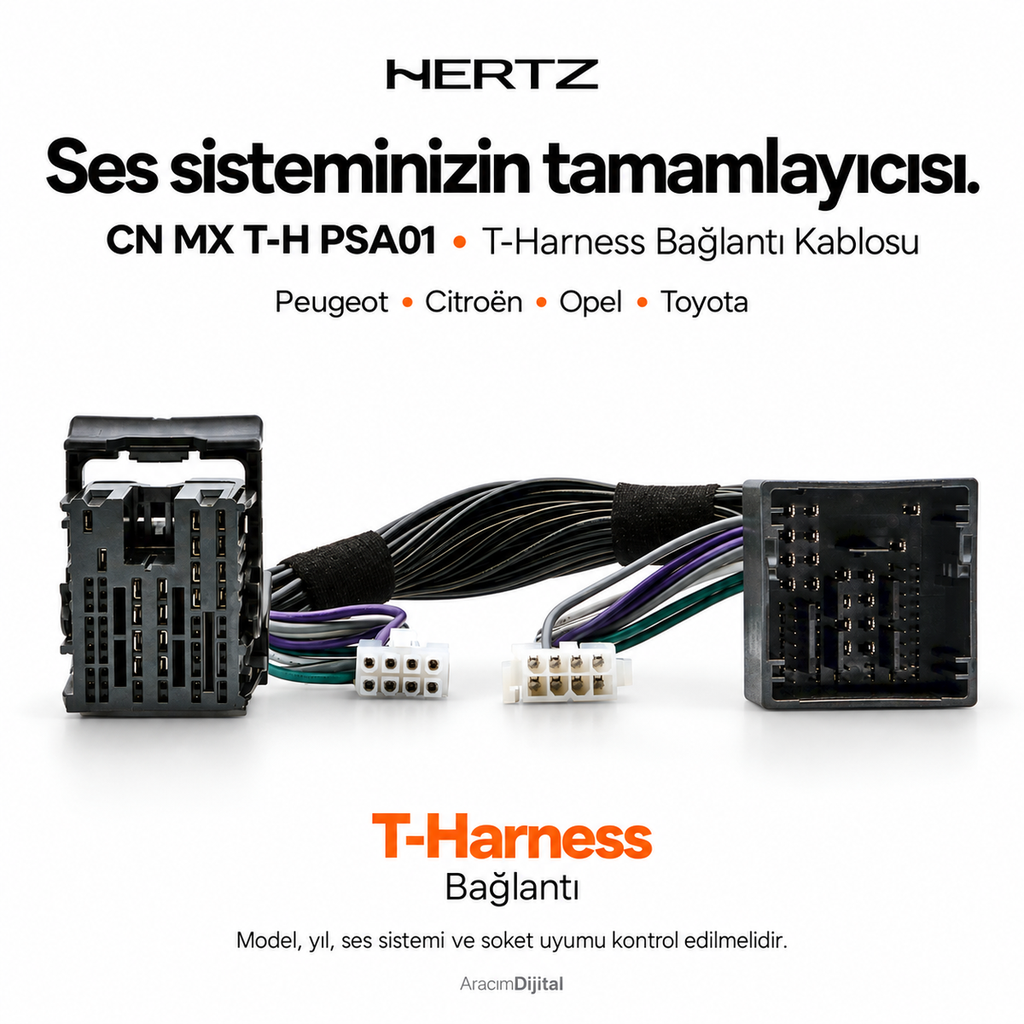 [LNV-HZ-CN-MX-T-H-PSA01] Hertz CN MX T-H PSA01 T-Harness Bağlantı Kablosu