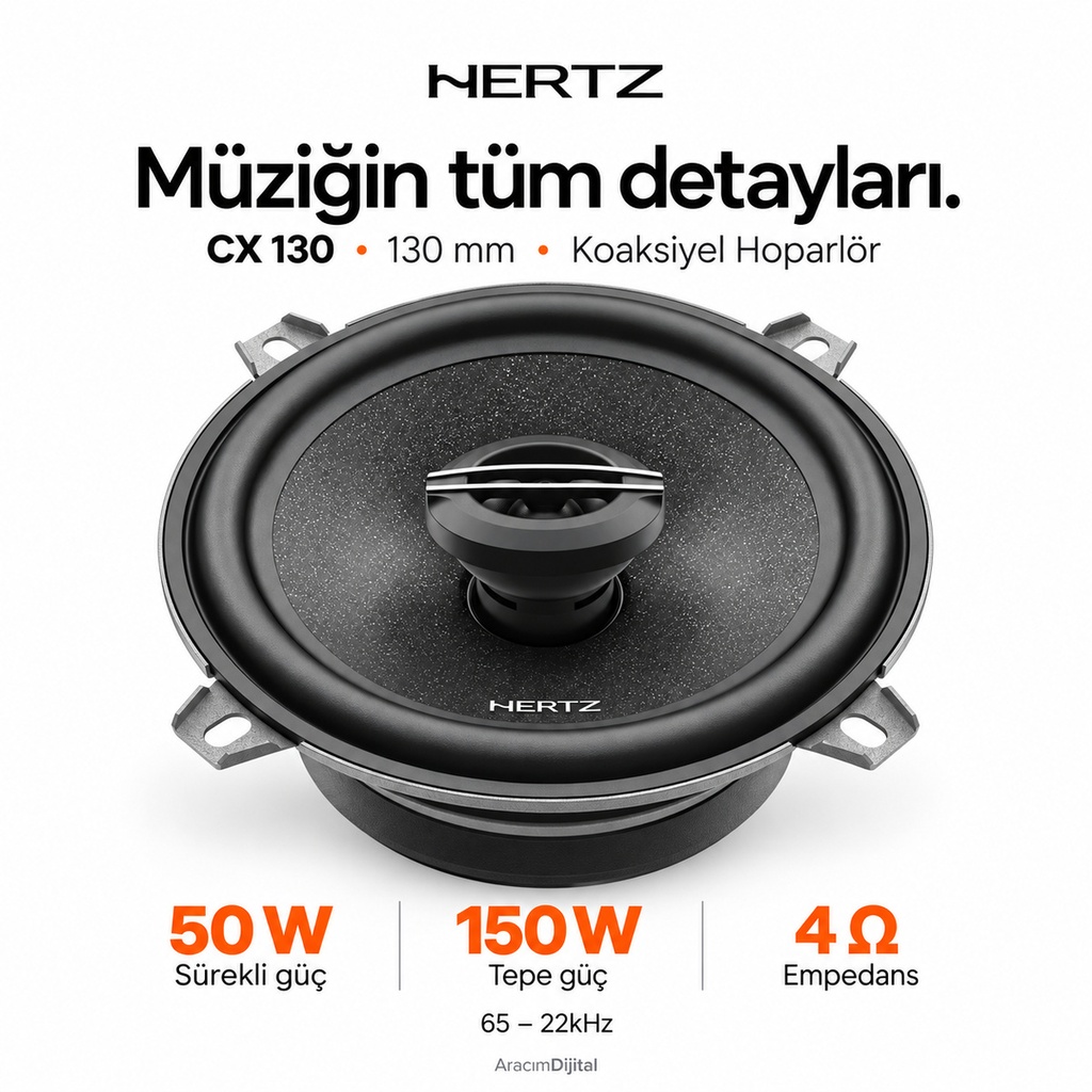 [LNV-HZ-CX-130] Hertz CX 130 Koaksiyel Hoparlör