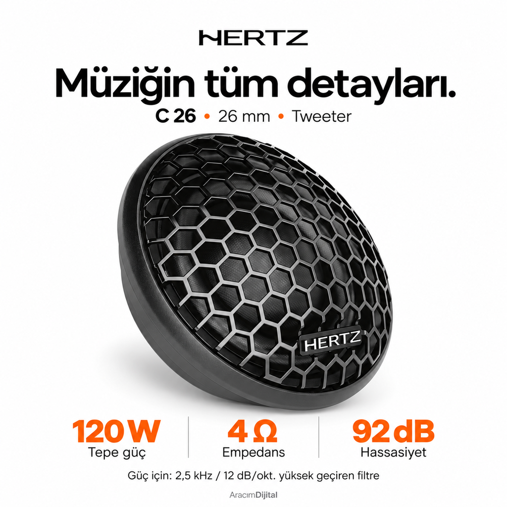 [LNV-HZ-C-26] Hertz C 26 Tweeter