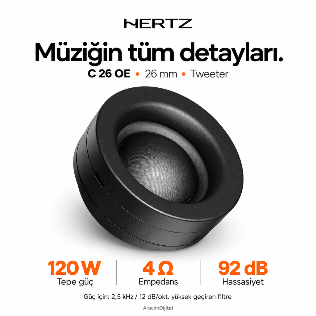 [LNV-HZ-C-26-OE] Hertz C 26 OE Tweeter