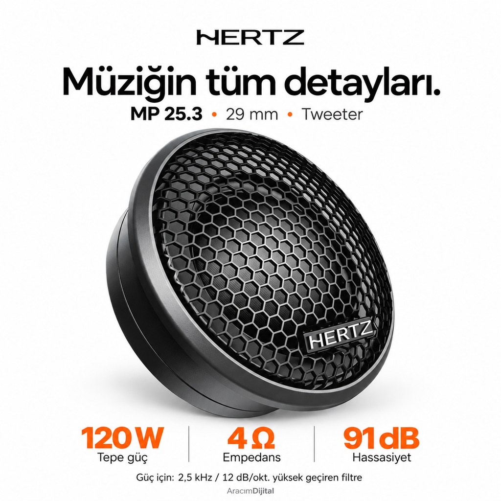 [LNV-HZ-MP-25.3] Hertz MP 25.3 Tweeter