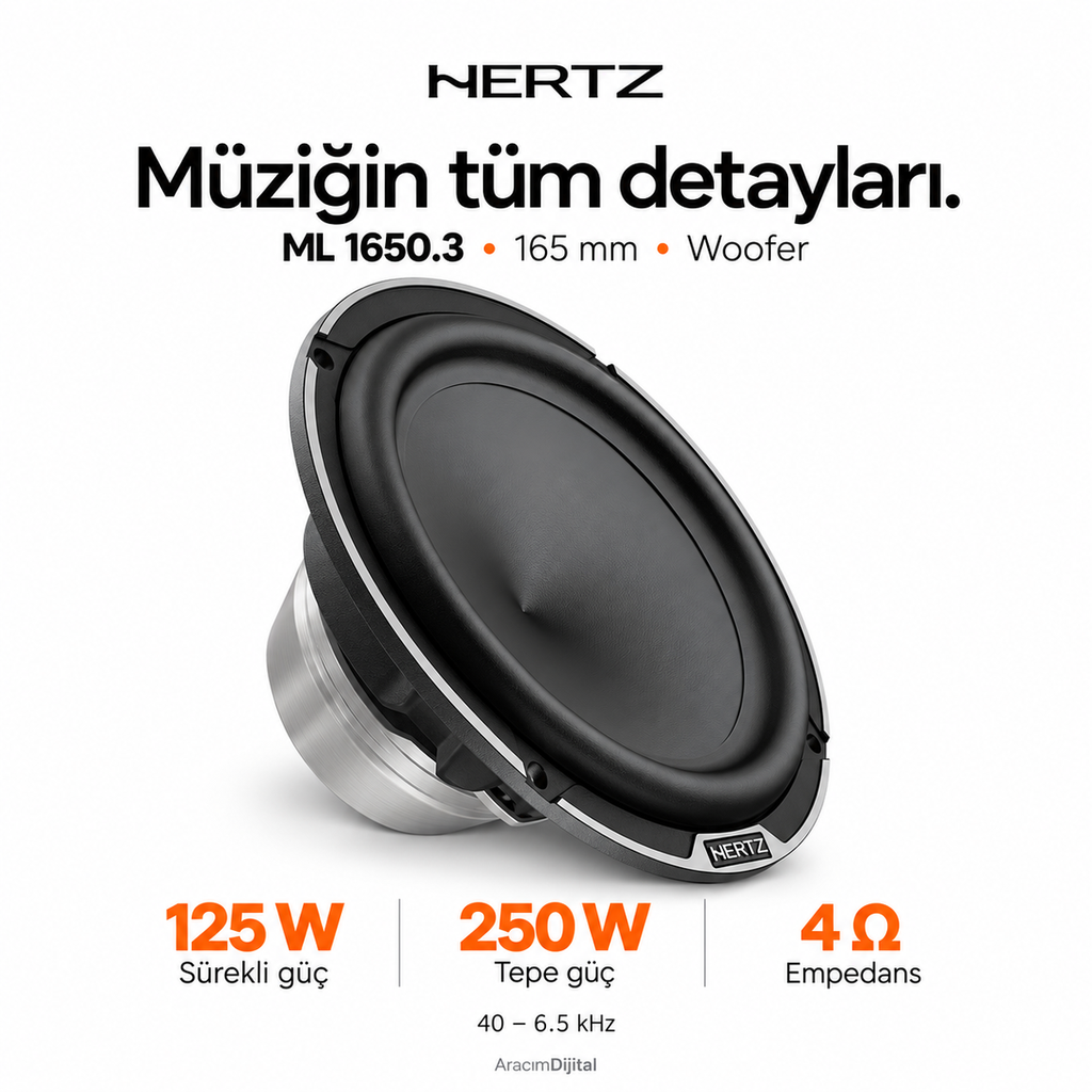 [LNV-HZ-ML-1650.3] Hertz ML 1650.3 Woofer