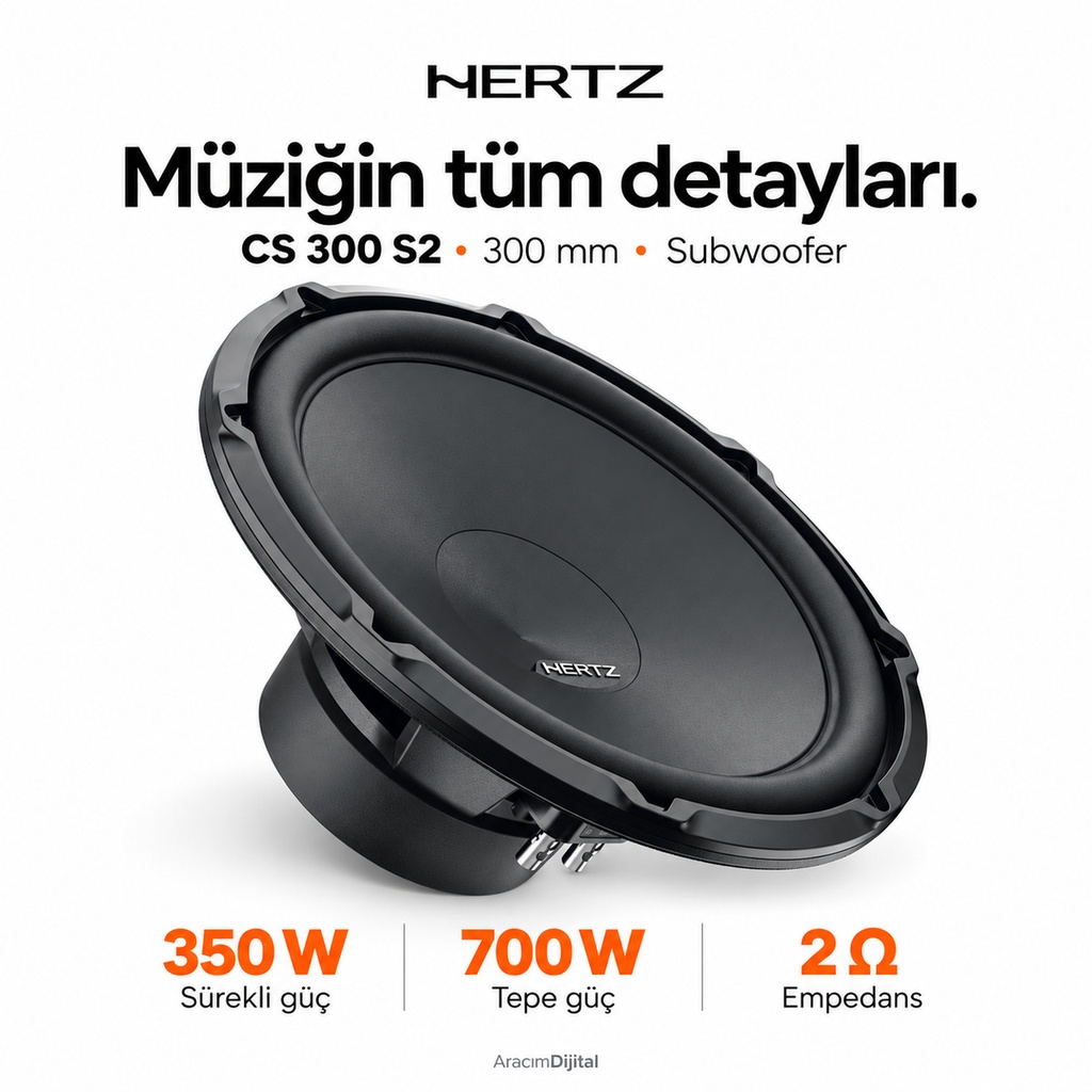 [LNV-HZ-CS-300-S2] Hertz CS 300 S2 Subwoofer