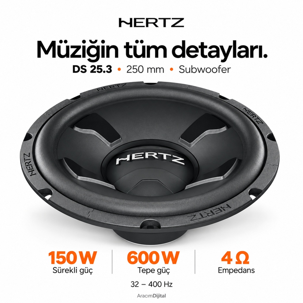 [LNV-HZ-DS-25.3] Hertz DS 25.3 Subwoofer