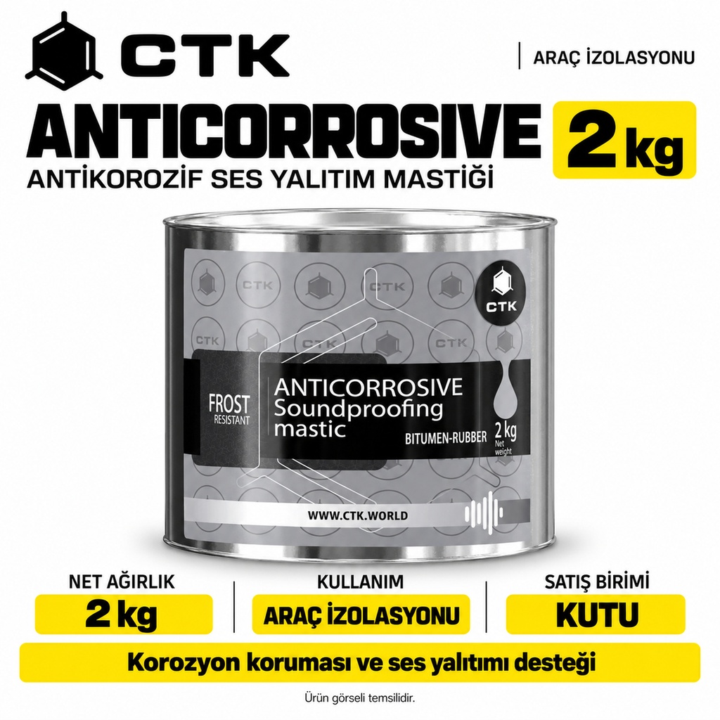 [LNV-IZ-CTK-0001] CTK Antikorozif Ses Yalıtım Mastiği — 2 kg