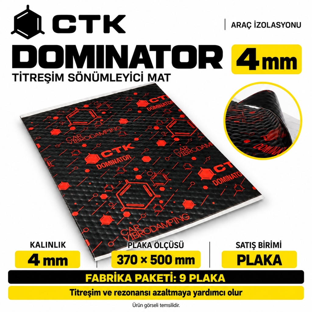 CTK Dominator 4 mm — 700 × 500 mm — 7 Levha Paket
