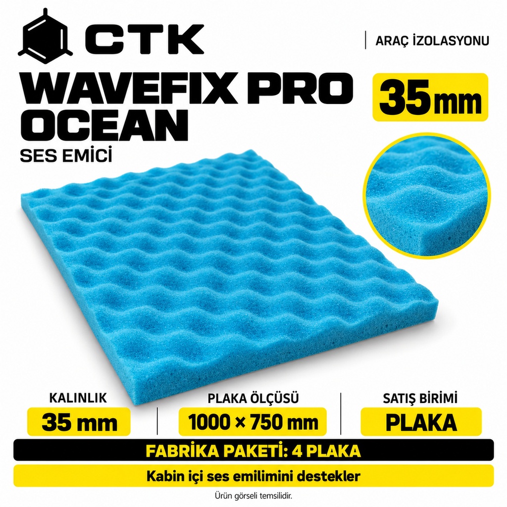 [LNV-IZ-CTK-0049] CTK Wavefix Pro Ses Emici 35 mm — 1000 × 750 mm