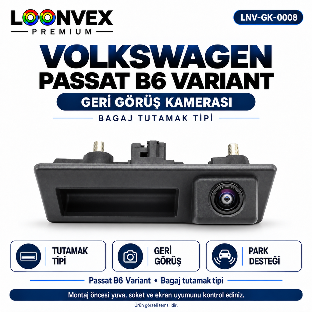 [LNV-GK-0008] LOONVEX VOLKSWAGEN PASSAT B6 VARIANT Geri Görüş Kamerası