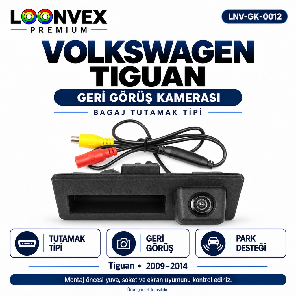 [LNV-GK-0012] LOONVEX VOLKSWAGEN TIGUAN Geri Görüş Kamerası
