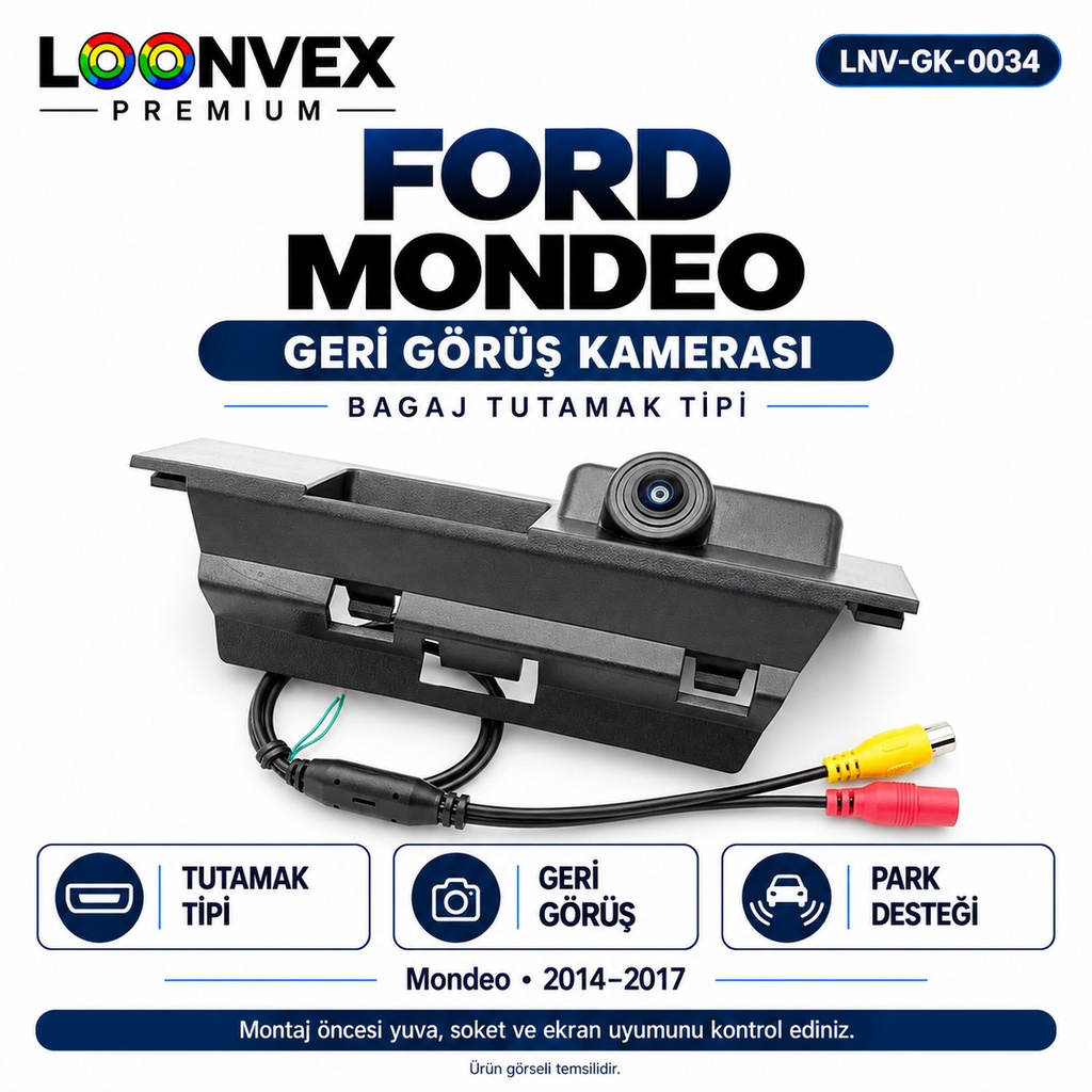 [LNV-GK-0034] LOONVEX FORD MONDEO Geri Görüş Kamerası