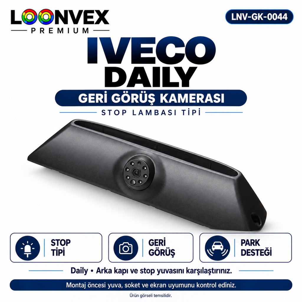 [LNV-GK-0044] LOONVEX IVECO DAILY Geri Görüş Kamerası