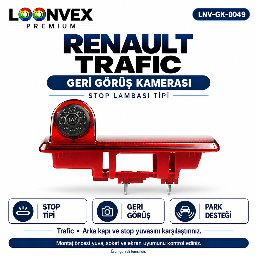 LOONVEX RENAULT TRAFIC Geri Görüş Kamerası