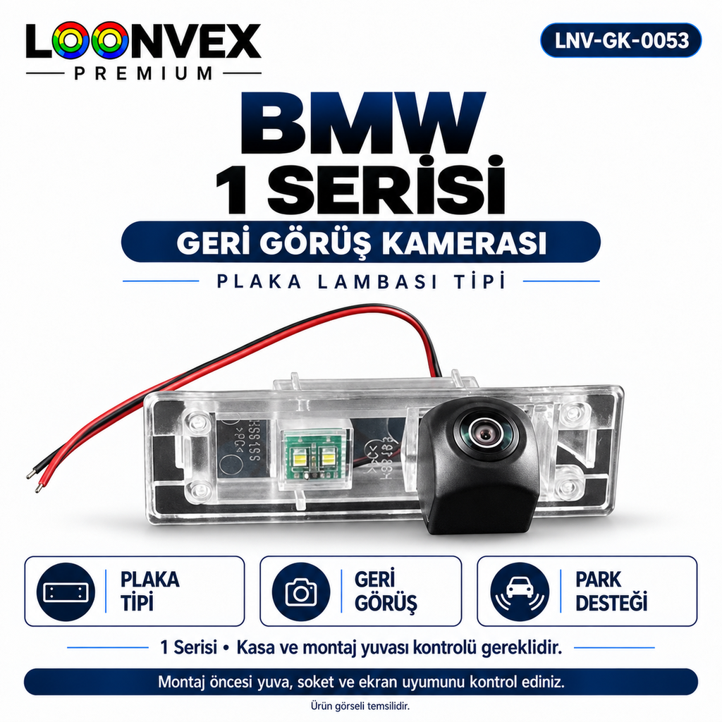 [LNV-GK-0053] LOONVEX BMW 1 SERİSİ Geri Görüş Kamerası