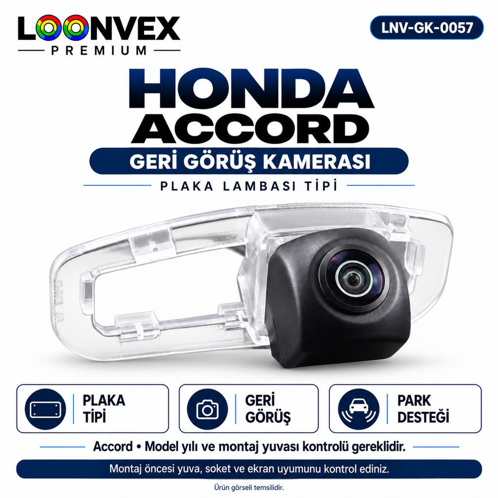 [LNV-GK-0057] LOONVEX HONDA ACCORD Geri Görüş Kamerası
