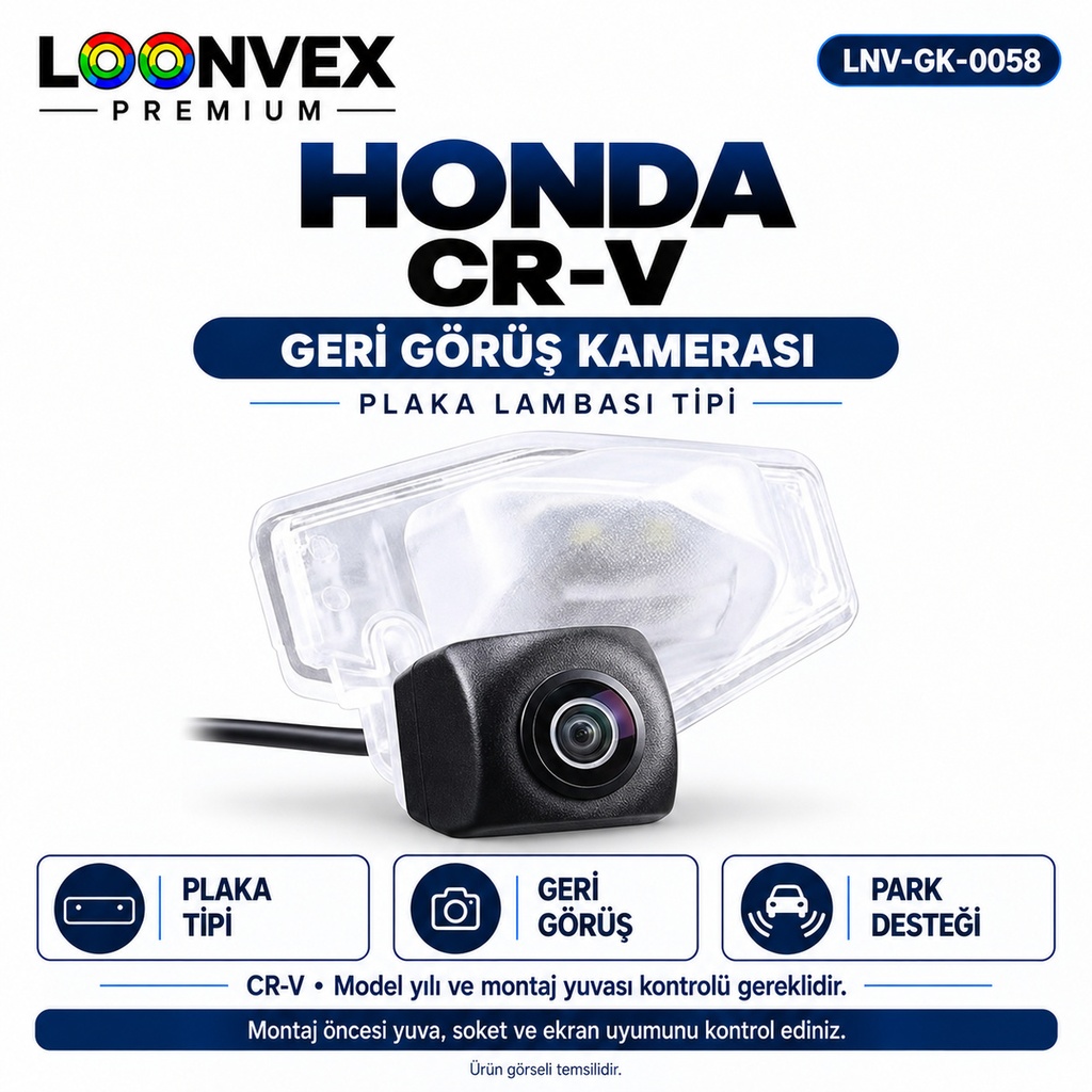[LNV-GK-0058] LOONVEX HONDA CR-V Geri Görüş Kamerası