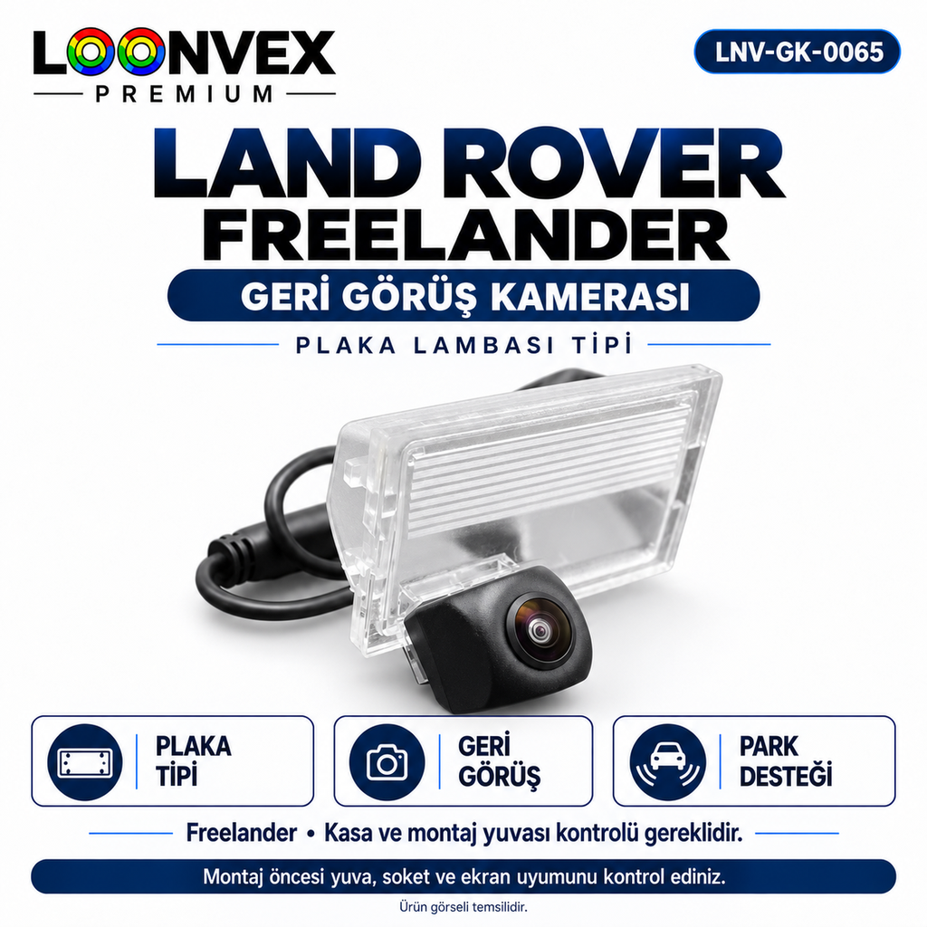 [LNV-GK-0065] LOONVEX LAND ROVER FREELANDER Geri Görüş Kamerası