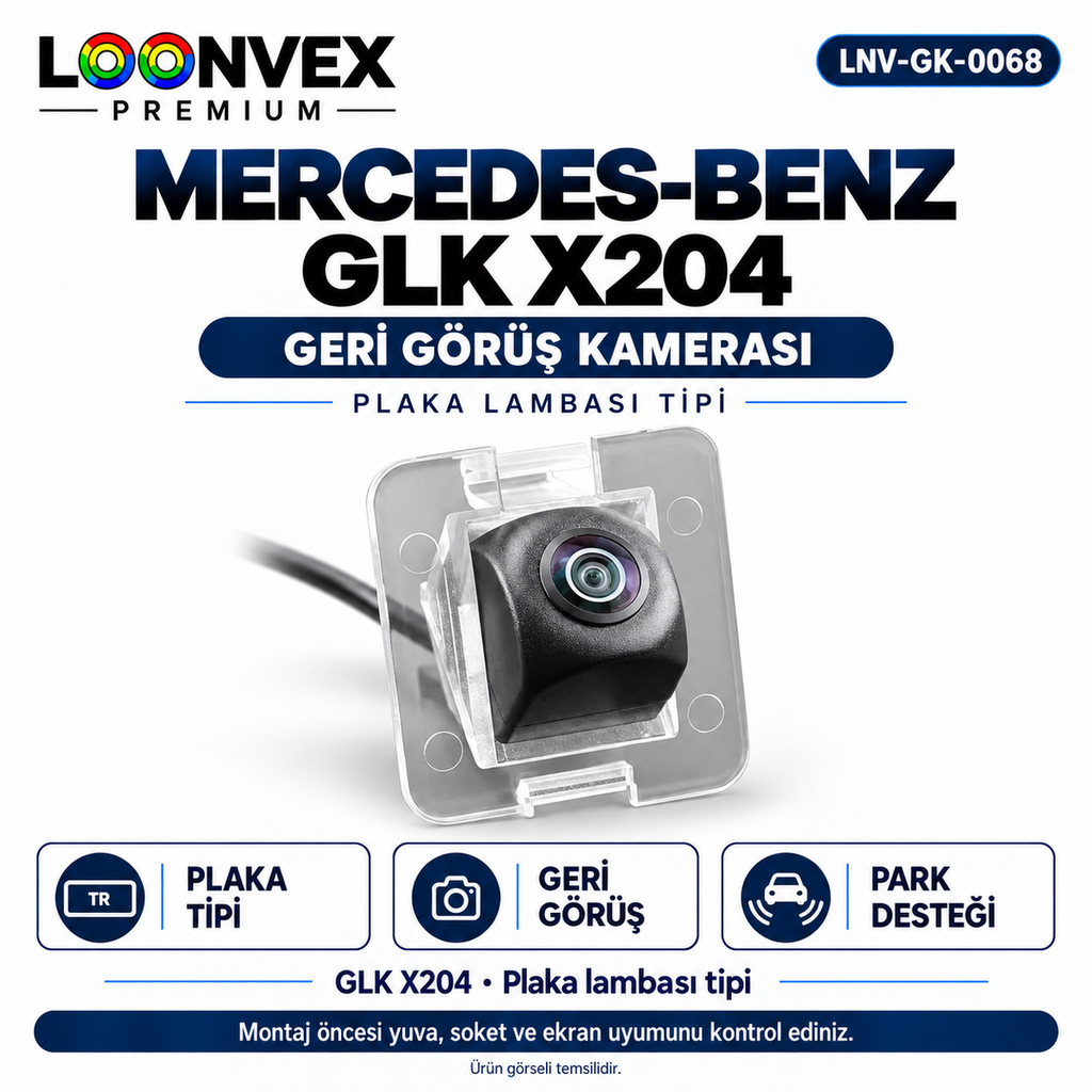 [LNV-GK-0068] LOONVEX MERCEDES-BENZ GLK X204 Geri Görüş Kamerası