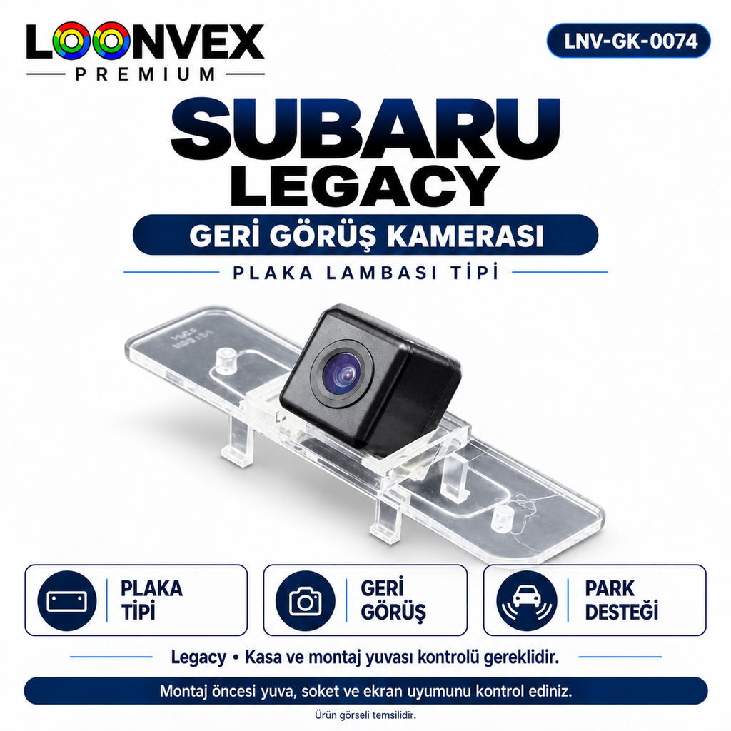 [LNV-GK-0074] LOONVEX SUBARU LEGACY Geri Görüş Kamerası