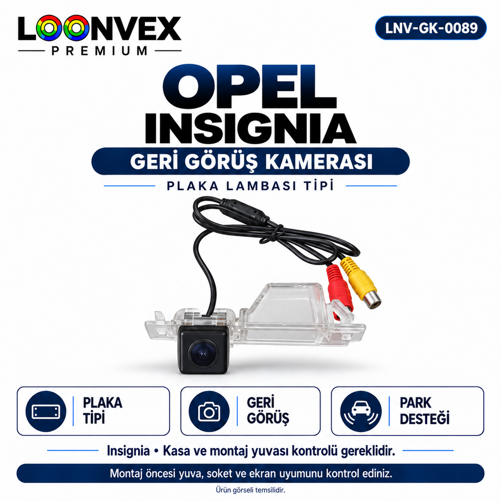 [LNV-GK-0089] LOONVEX OPEL INSIGNIA Geri Görüş Kamerası
