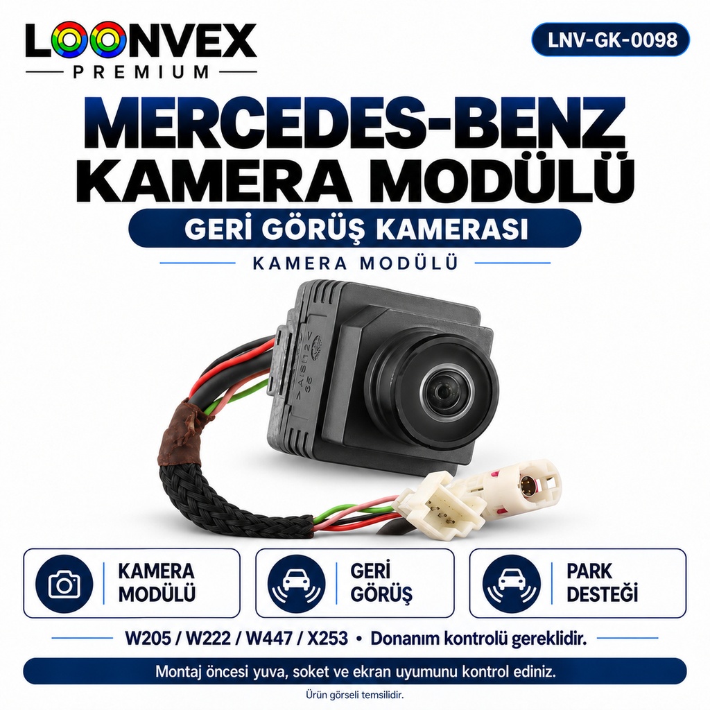 [LNV-GK-0098] LOONVEX MERCEDES-BENZ KAMERA MODÜLÜ Geri Görüş Kamerası