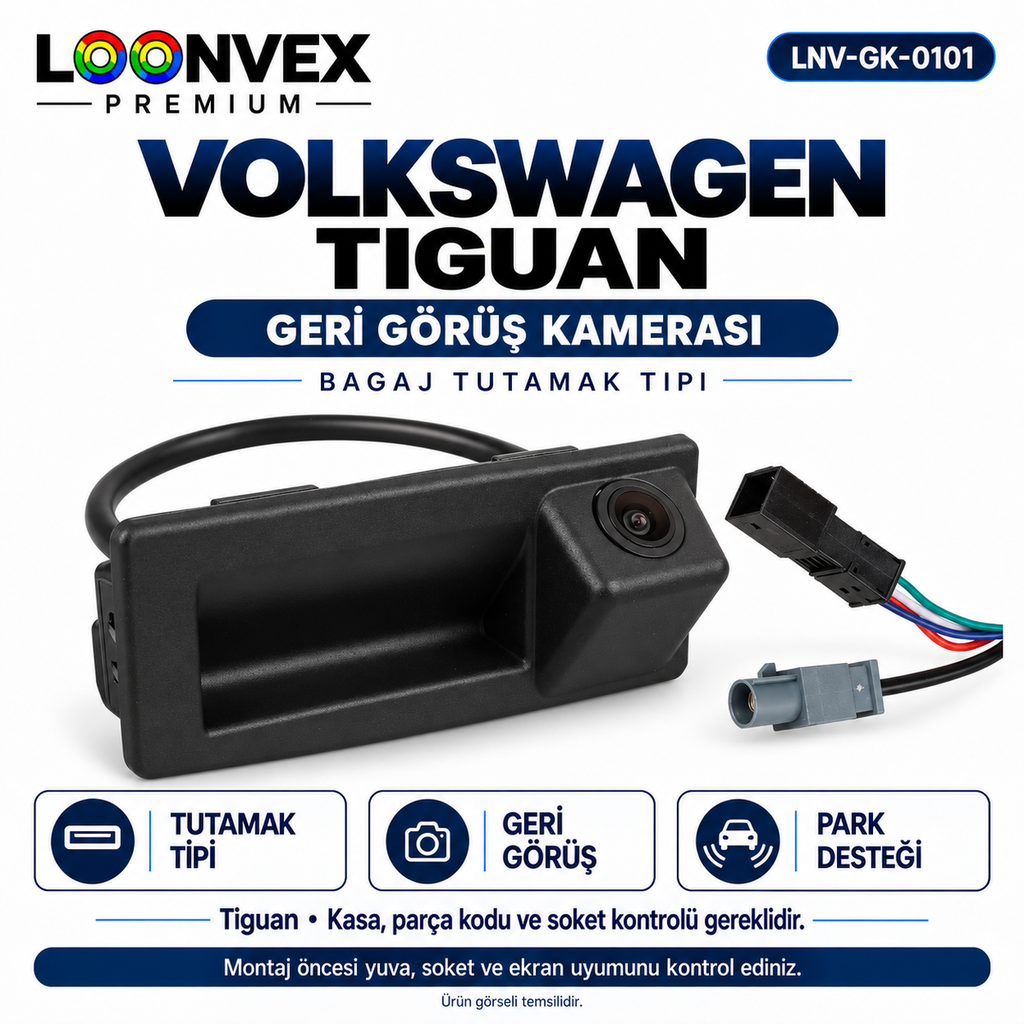 [LNV-GK-0101] LOONVEX VOLKSWAGEN TIGUAN Geri Görüş Kamerası