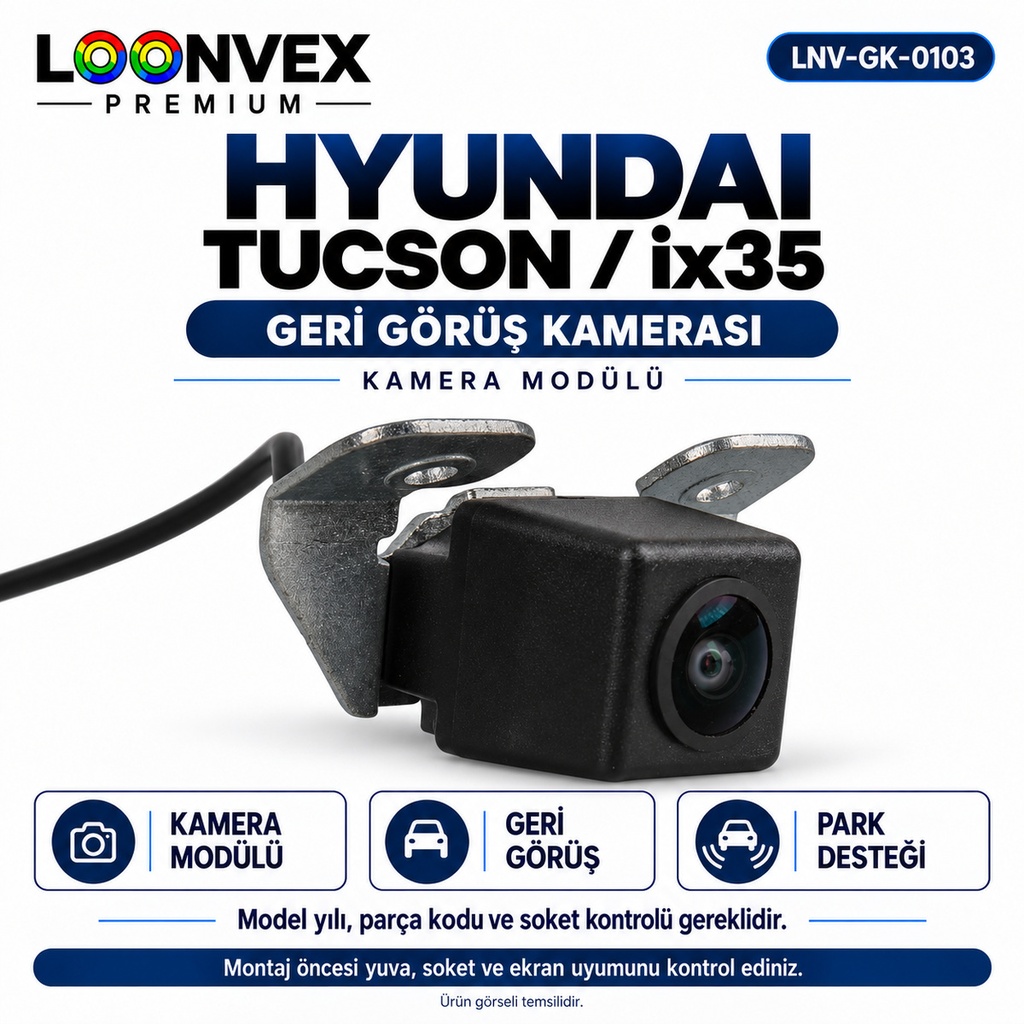 LOONVEX HYUNDAI TUCSON / ix35 Geri Görüş Kamerası