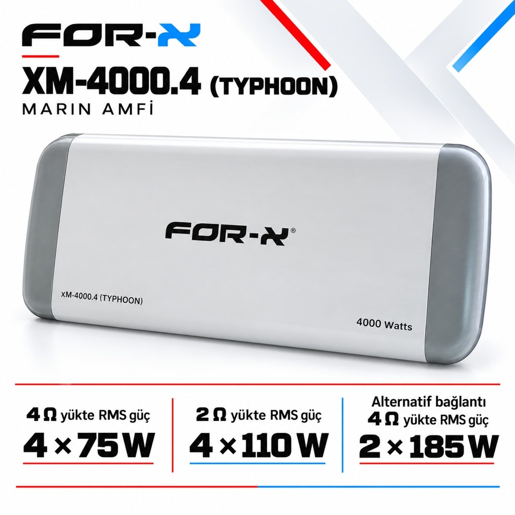 FOR-X XM-4000.4 (TYPHOON) Marin Amfi