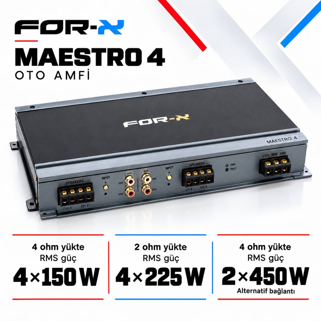 FOR-X MAESTRO 4 Oto Amfi