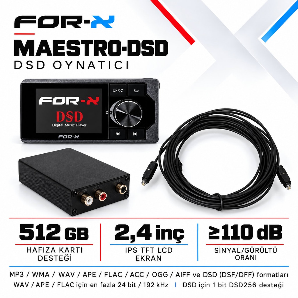 [FORX-CAT-149] FOR-X MAESTRO-DSD DSD Oynatıcı