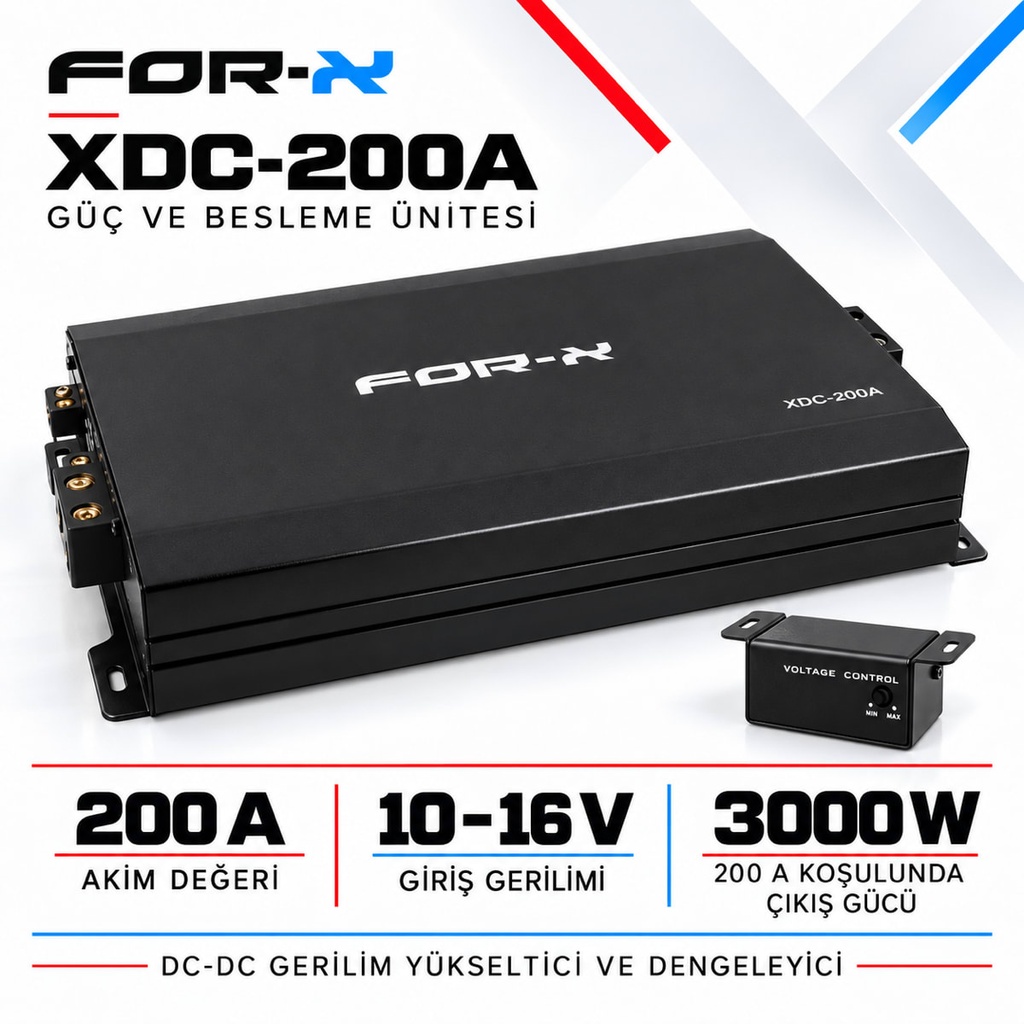 [FORX-CAT-163] FOR-X XDC-200A Güç ve Besleme Ünitesi
