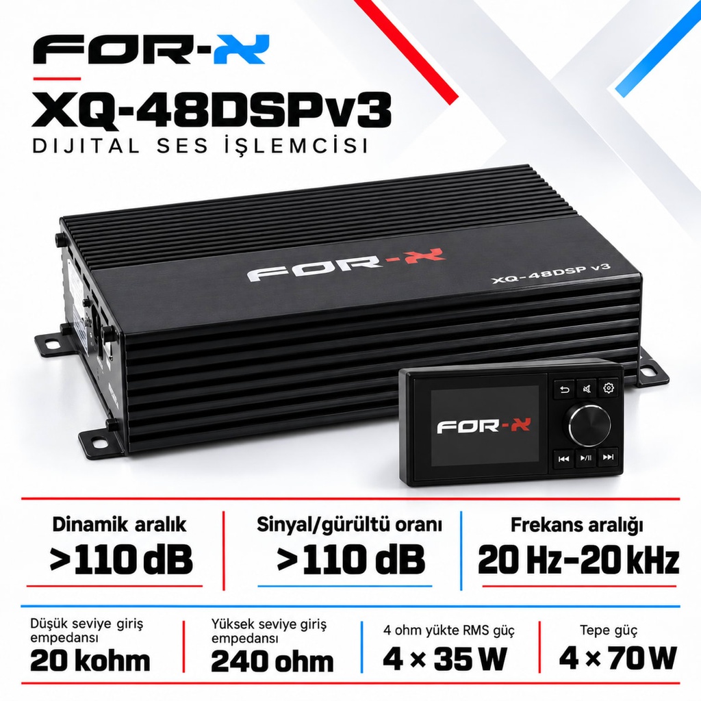 [FORX-CAT-167] FOR-X XQ-48DSPv3 Dijital Ses İşlemcisi
