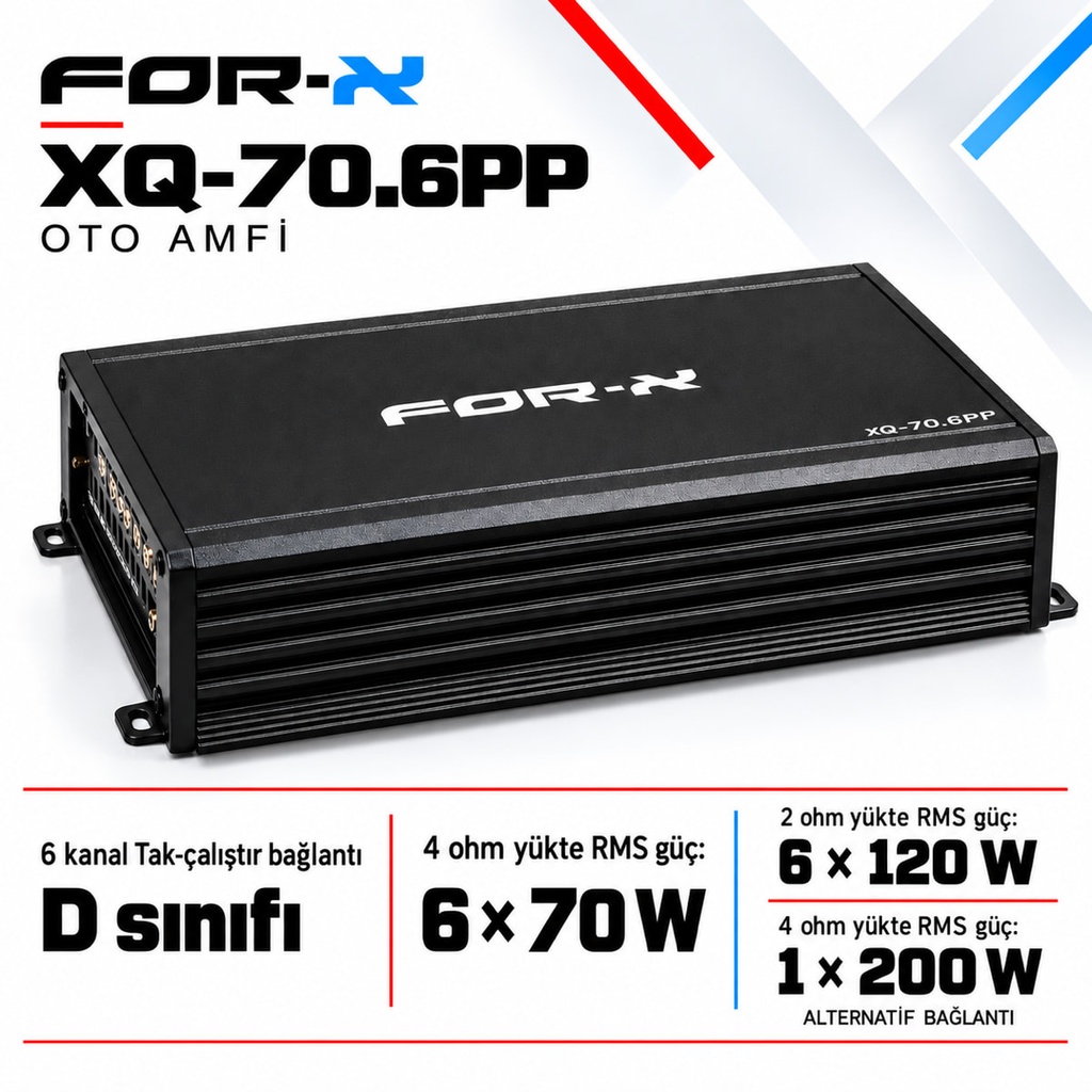 [FORX-CAT-168] FOR-X XQ-70.6PP Oto Amfi