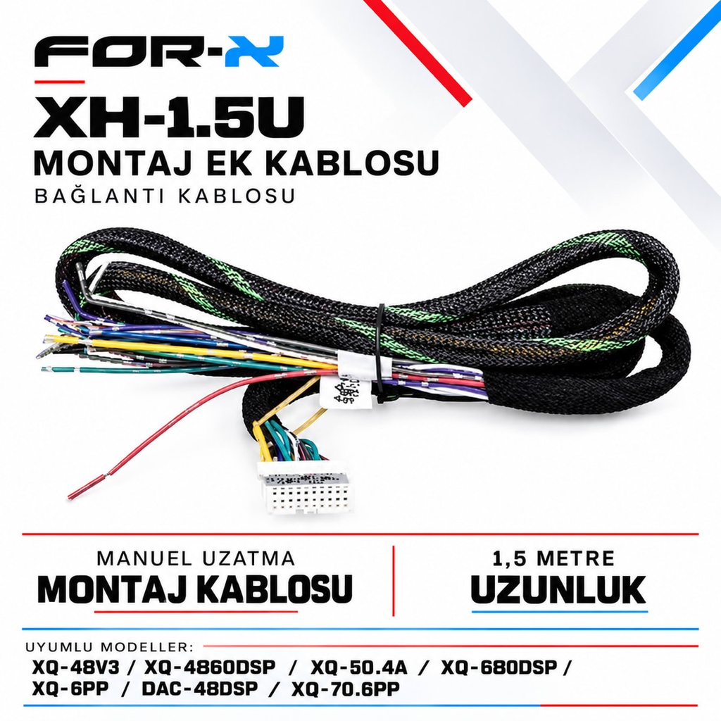 [FORX-CAT-170] FOR-X XH-1.5U MONTAJ EK KABLOSU Bağlantı Kablosu