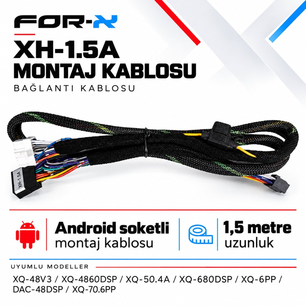 [FORX-CAT-173] FOR-X XH-1.5A MONTAJ KABLOSU Bağlantı Kablosu