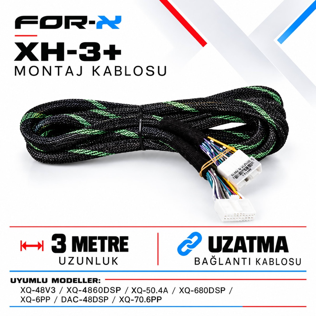 [FORX-CAT-174] FOR-X XH-3+ MONTAJ KABLOSU Bağlantı Kablosu