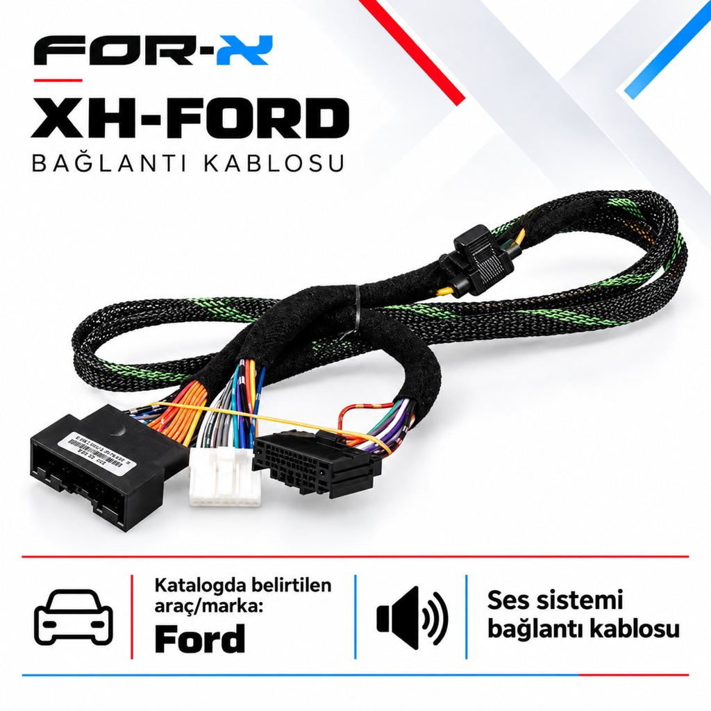 [FORX-CAT-180] FOR-X XH-FORD Bağlantı Kablosu